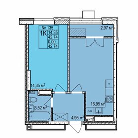 42,8 м², 1-комнатная квартира 7 320 000 ₽ - изображение 68