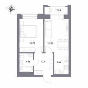 59,4 м², 2-комнатная квартира 9 202 350 ₽ - изображение 125