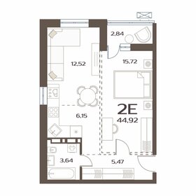 45,2 м², 2-комнатная квартира 6 000 000 ₽ - изображение 75