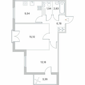50,9 м², 2-комнатная квартира 11 900 080 ₽ - изображение 16