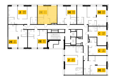 40 м², 2-комнатная квартира 24 600 000 ₽ - изображение 2