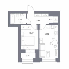 33,5 м², 1-комнатная квартира 9 000 000 ₽ - изображение 76