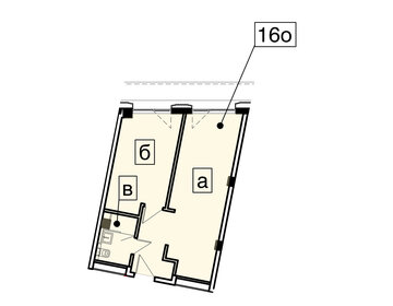 Квартира 41,9 м², 2-комнатные - изображение 1