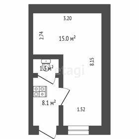 Квартира 30 м², студия - изображение 1