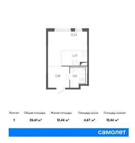 33 м², квартира-студия 4 080 000 ₽ - изображение 102