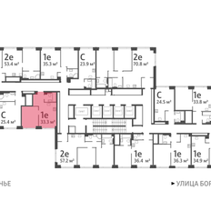 Квартира 33,3 м², 1-комнатная - изображение 2