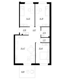 88 м², 3-комнатная квартира 10 252 587 ₽ - изображение 19