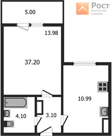 37 м², 1-комнатная квартира 2 645 000 ₽ - изображение 15