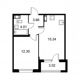 36,7 м², 1-комнатная квартира 5 763 470 ₽ - изображение 59