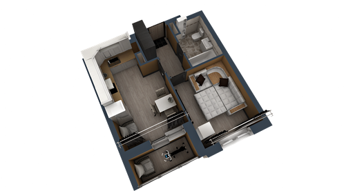 30 м², 1-комнатная квартира 3 100 000 ₽ - изображение 65