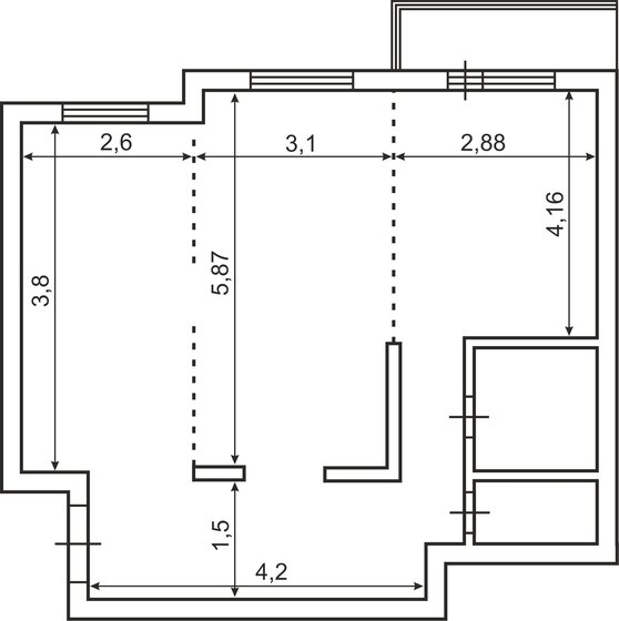 57,5 м², 2-комнатная квартира 13 400 000 ₽ - изображение 51