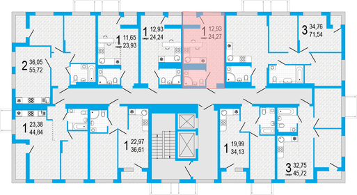 24,3 м², квартира-студия 3 790 000 ₽ - изображение 1