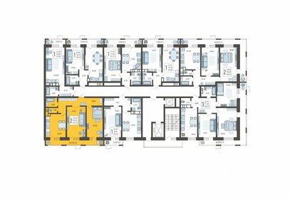 Квартира 66,7 м², 2-комнатная - изображение 2