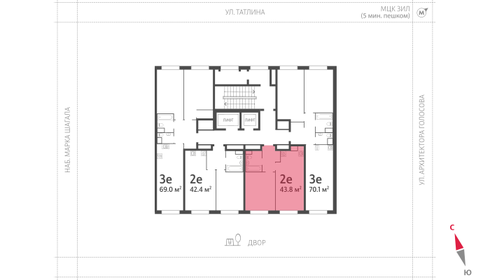 46,8 м², 1-комнатная квартира 21 481 854 ₽ - изображение 2