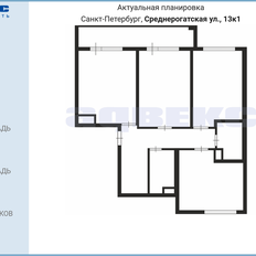 Квартира 92,7 м², 3-комнатная - изображение 5