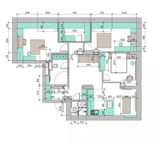 72,2 м², 3-комнатная квартира 10 500 000 ₽ - изображение 55