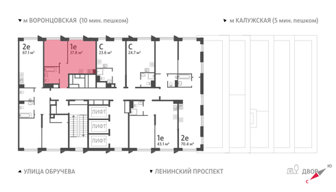 45,3 м², 2-комнатная квартира 13 000 000 ₽ - изображение 89