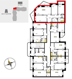 Квартира 109 м², 3-комнатная - изображение 2