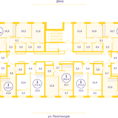 Квартира 33,8 м², 1-комнатная - изображение 3