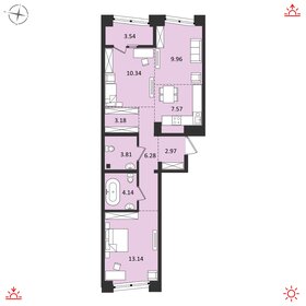 69,6 м², 3-комнатная квартира 7 300 000 ₽ - изображение 55