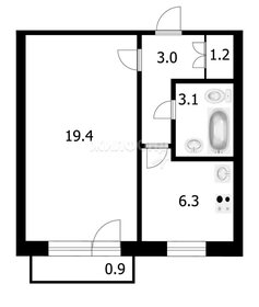 36 м², 1-комнатная квартира 4 980 000 ₽ - изображение 57