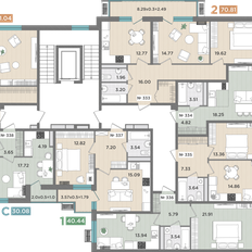 Квартира 70,8 м², 2-комнатная - изображение 3