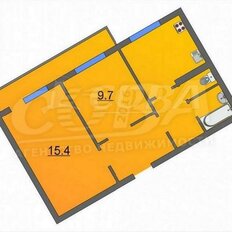 Квартира 48 м², 2-комнатная - изображение 3