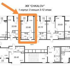 Квартира 23,9 м², студия - изображение 1