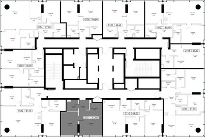 44,3 м², 1-комнатные апартаменты 35 000 000 ₽ - изображение 112