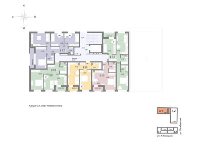 Квартира 45,9 м², 2-комнатная - изображение 2