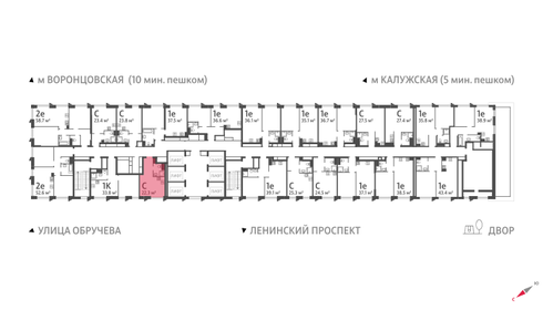 22,7 м², квартира-студия 12 833 581 ₽ - изображение 20