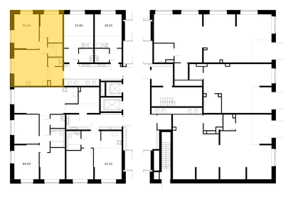 42,8 м², 2-комнатная квартира 5 300 000 ₽ - изображение 91