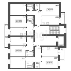 37,9 м², 1-комнатная квартира 6 253 500 ₽ - изображение 31