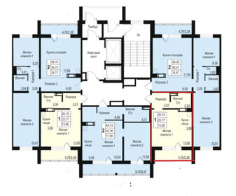 Квартира 28 м², студия - изображение 1