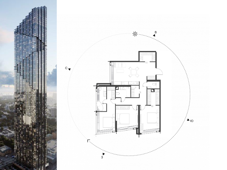 112 м², 3-комнатная квартира 82 987 712 ₽ - изображение 28