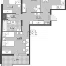 Квартира 97,8 м², 3-комнатная - изображение 4