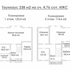 таунхаус + 4,7 сотки, участок - изображение 2