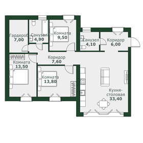 108 м², 3-комнатная квартира 10 368 000 ₽ - изображение 19
