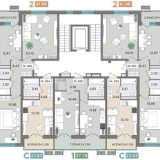 Квартира 62 м², 2-комнатная - изображение 3