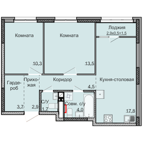 82 м², 3-комнатная квартира 9 000 000 ₽ - изображение 51