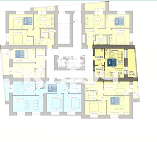 Квартира 37,2 м², студия - изображение 3
