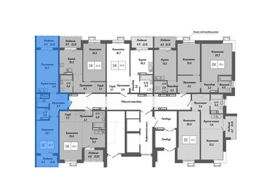 Квартира 49,7 м², 1-комнатная - изображение 1