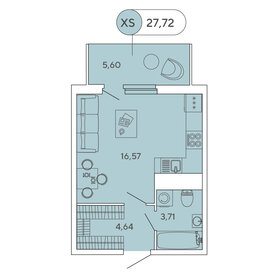 28,5 м², квартира-студия 4 850 000 ₽ - изображение 76