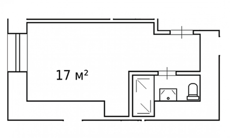 14,1 м², апартаменты-студия 4 950 000 ₽ - изображение 94