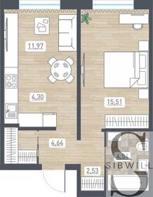 39,7 м², 2-комнатная квартира 4 100 000 ₽ - изображение 22