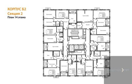 63,2 м², 2-комнатная квартира 8 200 000 ₽ - изображение 24