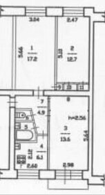 44,2 м², 2-комнатная квартира 2 960 000 ₽ - изображение 56