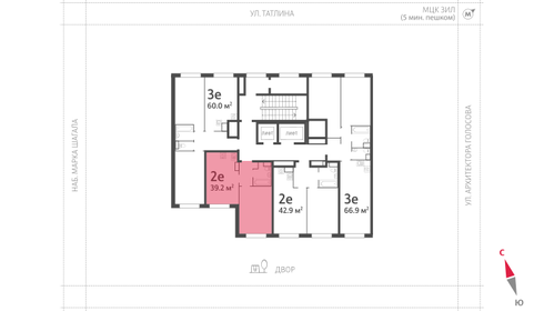 42,8 м², 1-комнатная квартира 18 700 000 ₽ - изображение 123