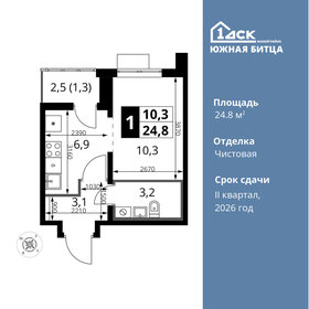 31,9 м², 1-комнатная квартира 7 000 000 ₽ - изображение 45