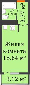 Квартира 25,1 м², 1-комнатная - изображение 1